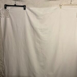 Martha Stewart Everyday White Cotton Tablecloth Battenberg Lace Trim Cottagecore